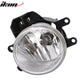 2014-2019 Toyota Highlander Clear Lens DRL LED Fog Light Pair ABS