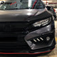 2016-2018Â Honda Civic LED Amber & White Fog light Bezels Cover 2DR 4DR