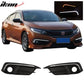Fits 16-18 Civic Daytime Running Lights Fog Cover Lamp