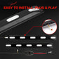 2021-2025 Ford Bronco 2/4 Door Front Bumper Grille Lights Black