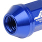 Aluminum Close-End Lug Nuts 35MM M12X1.5 20PCS with Adapter Blue