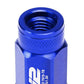 Universal Blue Aluminum Lug Nuts - 70MM Open End M12x1.5 20PC Set