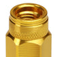Open-End Aluminum Lug Nuts 70mm M12x1.5 Gold 20pc Set with Key