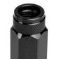 Universal Aluminum Open-End Lug Nuts 90MM M12X1.5 20PCS with Adapter Black