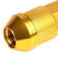 Aluminum Open-End Lug Nuts 90MM M12X1.5 20PCS w/ Adapter Gold
