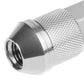 Universal Aluminum Open-End Lug Nuts M12x1.5 20pc w/ Adapter Silver