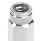 Universal Aluminum Open-End Lug Nuts M12x1.5 20pc w/ Adapter Silver