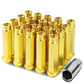 Aluminum Acorn Extended Lug Nuts M12 x 1.5 Gold 20pc Set