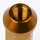 M12 X 1.5 Acorn Style Extended Lug Nuts - Aluminum Orange 20pc