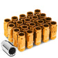 M12 x 1.25 Acorn Style Lug Nuts with Locks - Aluminum