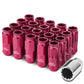 M12 x 1.25 Acorn Style Lug Nuts Set with Locks - Aluminum