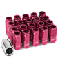 M12 x 1.25 Acorn Style Lug Nuts Set with Locks - Aluminum