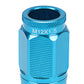 Aluminum Acorn Lug Nuts M12x1.5 50mm Light Blue 16pcs + 4 Locks