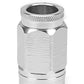 Aluminum Lug Nuts M12 x 1.5 Acorn Style 16pc + 4 Locks Silver