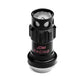 M12 x 1.25 Aluminum Lug Nuts Lock Set 16 Pcs + 4 Locks Black/Silver