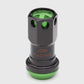 M12 x 1.5 Aluminum Lug Nuts Set Lock Nut Style 16pcs Black Green