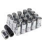 Steel Lug Nuts M12x1.5 Acorn Grooved Shank Extended Chrome 16+4 Lock