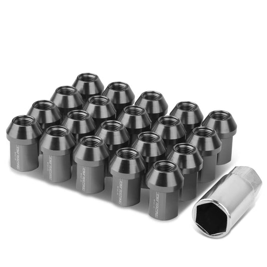 M12 x 1.25 Acorn Style Closed End Lug Nuts 20pc Set - Aluminum