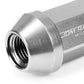 M12 x 1.25 Aluminum Acorn Lug Nuts 35mm Short Closed End 20pc Silver