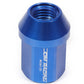 Aluminum Acorn Lug Nuts M12x1.5 Blue 20pc Set with Adapter