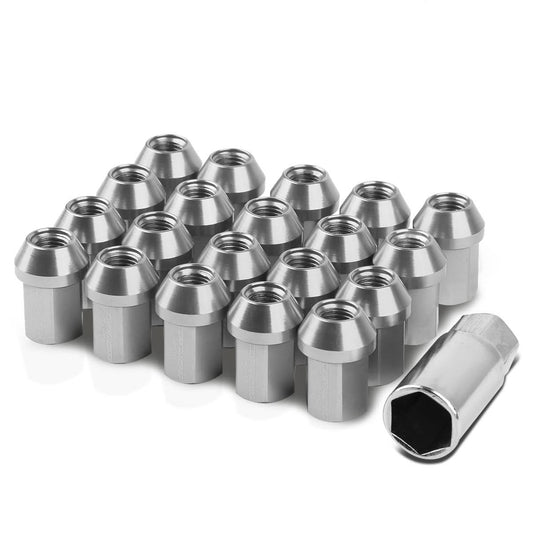 M12 x 1.5 Acorn Style Lug Nuts 20pc Set - Aluminum