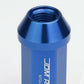 M12 x 1.25 Acorn Style Extended Lug Nuts - Blue Aluminum