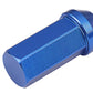 M12 X 1.5 Extended Acorn Lug Nuts 50mm Blue Aluminum 20pc Kit