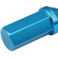 M12 x 1.5 Aluminum Acorn Lug Nuts 50mm Extended Closed End Light Blue 20pc