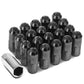M12 X 1.5 Grooved Shank Lug Nuts - Extended Closed End Aluminum