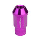 M12x1.25 Extended Acorn Lug Nuts 44mm Purple Aluminum 20pc Set