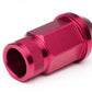 M12x1.5 Aluminum Lug Nuts - 44mm Extended Acorn Style - Pink 20pc