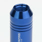 M12 x 1.25 Extended Lug Nuts 60mm Rib Shank 20pc Set Aluminum
