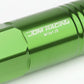 M12 X 1.25 Extended Aluminum Lug Nuts - Green 20pc Set