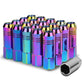 M12 x 1.25 Extended Aluminum Lug Nuts - Neochrome 20pc Kit