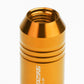 M12 x 1.25 Extended Aluminum Lug Nuts 60mm Tall Orange 20PC Set
