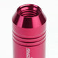 Extended Aluminum Lug Nuts M12 x 1.5 Rib Shank 20pc Pink