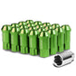 M12 x 1.25 L40 Style Extended Lug Nuts with Locks - Aluminum