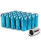 M12 x 1.5 Extended L40 Style Lug Nuts 20pc Set w/ Locks - Aluminum