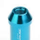 M12 x 1.5 Extended L40 Style Lug Nuts 20pc Set w/ Locks - Aluminum