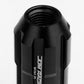 M12 x 1.25 Spline Extended Lug Nuts with Locks 20pc Set - Aluminum