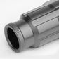 M12 x 1.5 Extended Spline Lug Nuts 50mm Tall Gun Metal 20pc w/ Locks