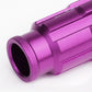 M12 x 1.5 Purple Spline Lug Nuts 50mm Extended Open End 20pc w/ Locks