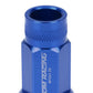 M12X1.25 Aluminum Acorn Lug Nuts 50mm Extended Open End 20pc Blue
