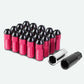 Universal M12x1.25 Extended Aluminum Lug Nuts 20pc Set Pink