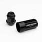 M12 x 1.5 Extended Aluminum Lug Nuts - 20pc Set Black