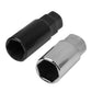 Universal M12 x 1.5 Extended Lug Nuts with Removable Spike Gold