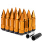 Universal Extended Aluminum Lug Nuts M12x1.5 53mm/83mm Orange 20pc