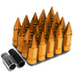 Universal Extended Aluminum Lug Nuts M12x1.5 53mm/83mm Orange 20pc