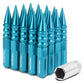 Universal Aluminum Lug Nuts M12x1.5 Extended Spike 20pc - Light Blue