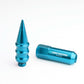 Universal Aluminum Lug Nuts M12x1.5 Extended Spike 20pc - Light Blue